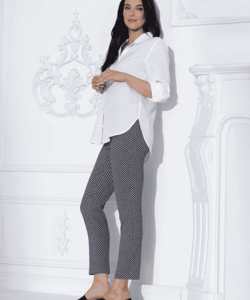 Alternative view of Zola Pattern 28" Ankle Pants